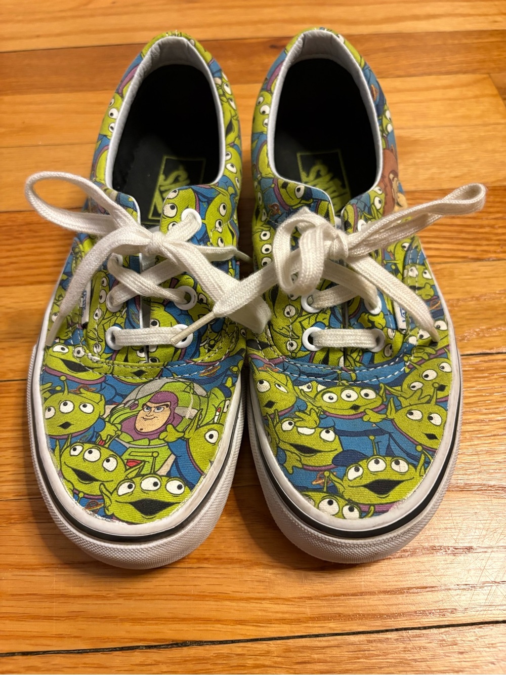 Vans Toy Story Alien Print Canvas Sneakers - Green